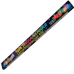 Бенгальские свечи цветопламенные 400 мм (3 шт.)