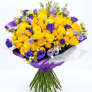 Фьюжн (101 роза)