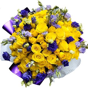 Фьюжн (101 роза)