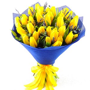 Лаванда (35 тюльпанов)